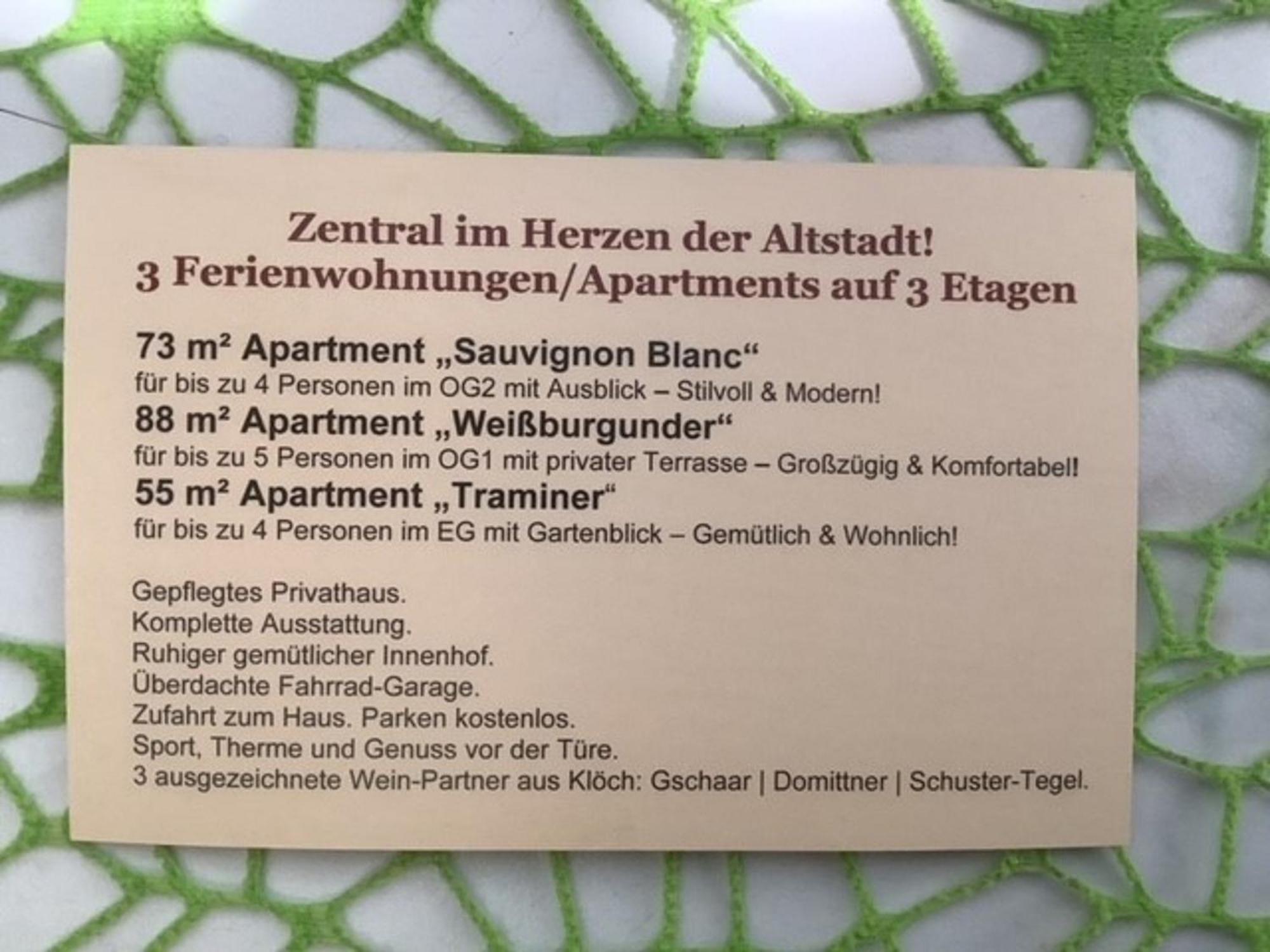 Altstadt-apartments - Ihr Zuhause Auf Reisen Bad Radkersburg